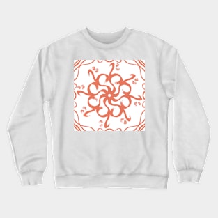 Flower mosaic Crewneck Sweatshirt